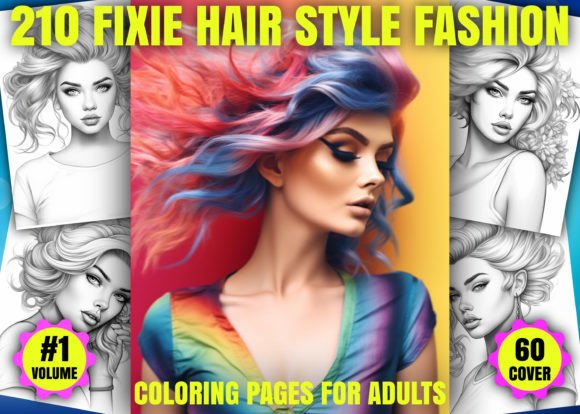 Download Fixie Hair Style Fashion Coloring Pages - Premium Resources