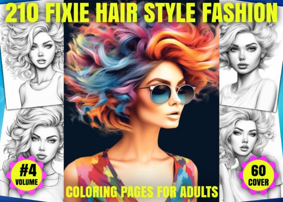 Download Fixie Hair Style Fashion Coloring Pages - Premium Resources