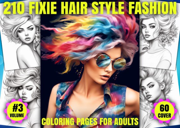 Download Fixie Hair Style Fashion Coloring Pages - Premium Resources