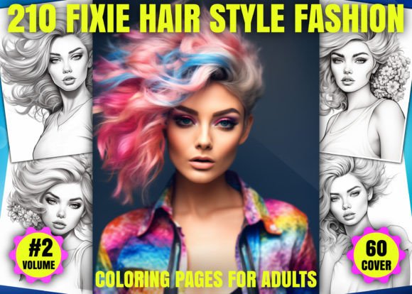 Download Fixie Hair Style Fashion Coloring Pages - Premium Resources