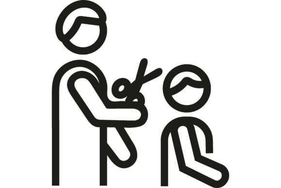 Download Hairdresser Thin Line Icon. Hair, Style, - Premium Resources